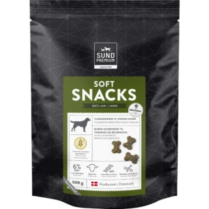 SUND HUND PREMIUM SNACK TIL HUND - LAMB 500 G