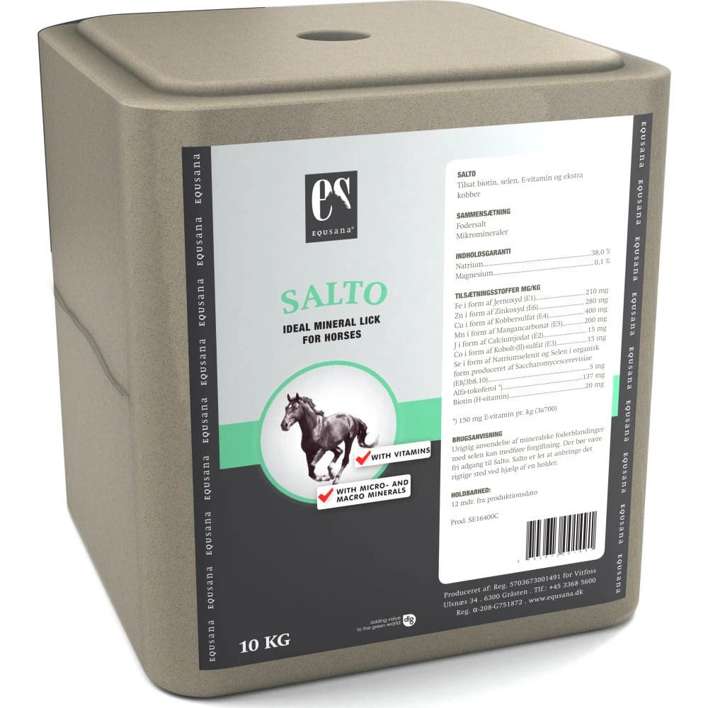 SALTO EQUSANA SLEIKJISTEINUR 10KG.