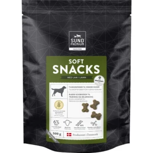 SUND HUND PREMIUM SNACK TIL HUND - LAMB 500 G