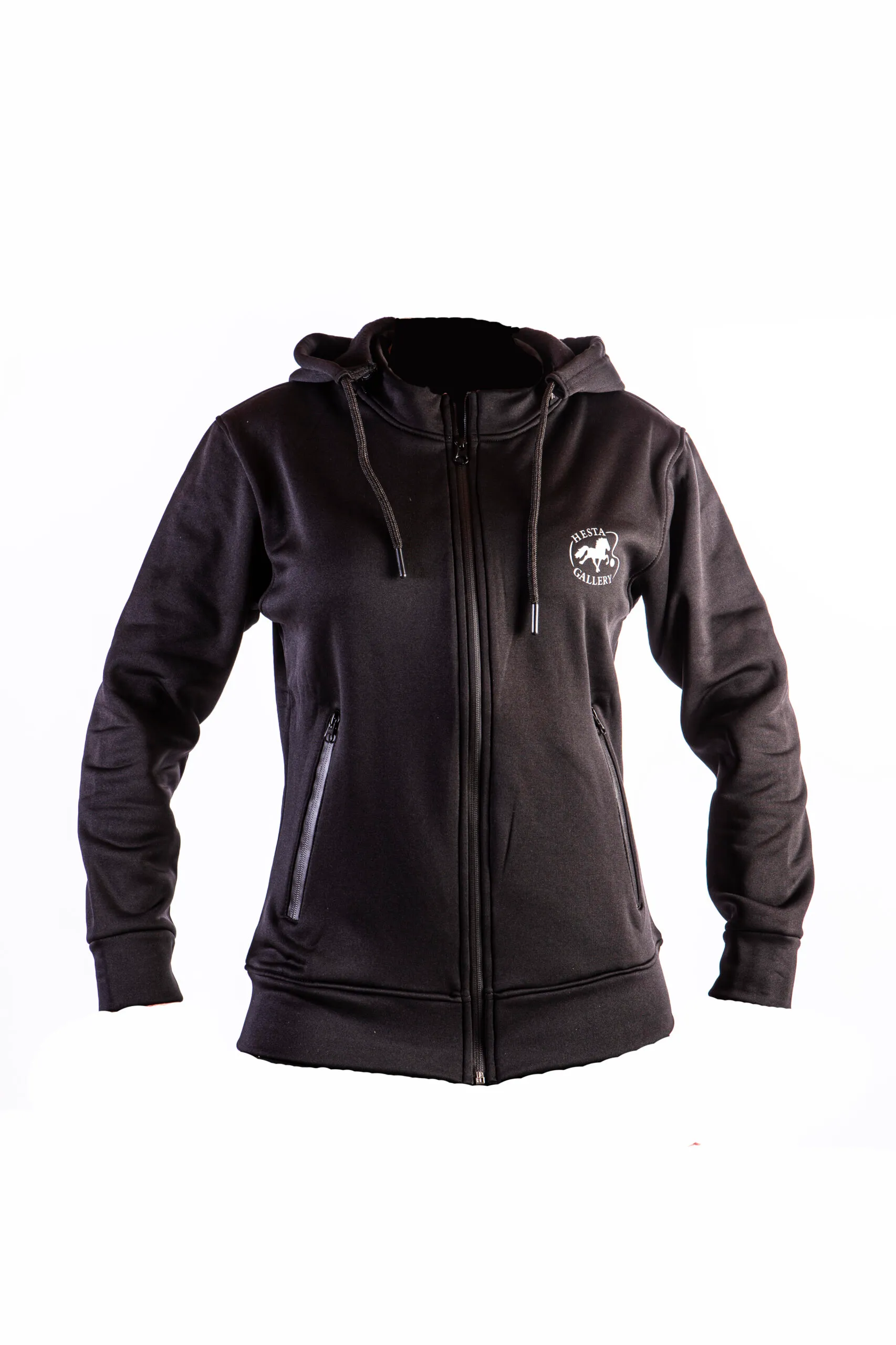 HESTAGALLERY ESJA KVINNU HOODIE V. LÝNLÁS, SVØRT - std. L - Image 3