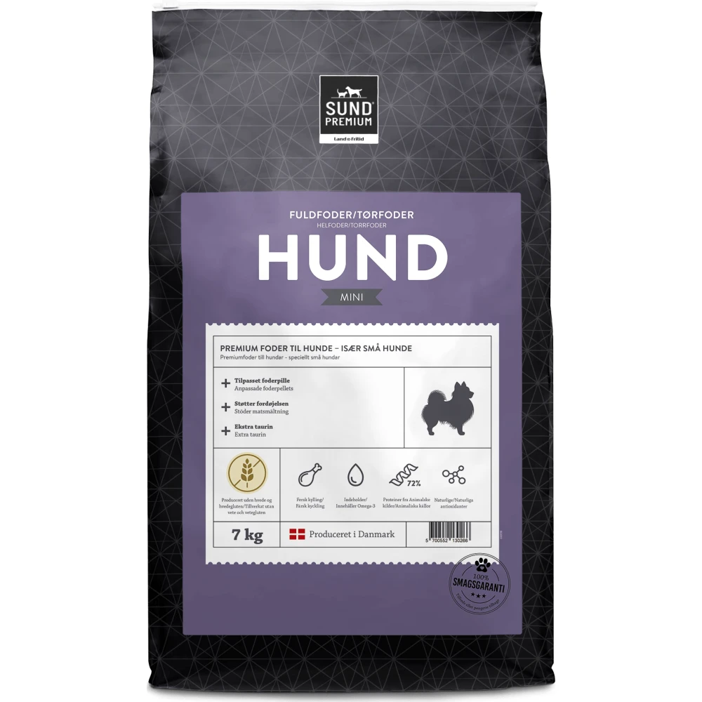 SUND HUND PREMIUM MINI - FLEIRI STØDDIR