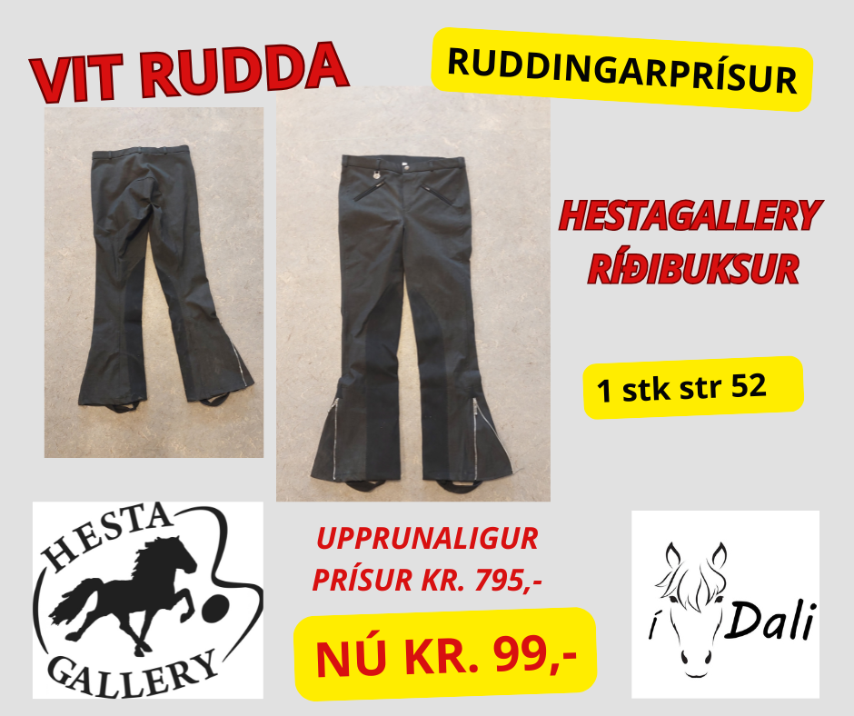 RÍÐIBUKSUR STD. 52, HESTAGALLERY